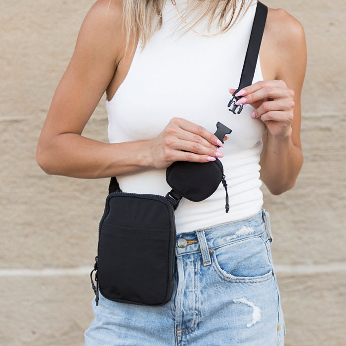 Eva Clippable/Removable Coin Pouch Crossbody