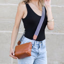  Aria Genuine Leather Compact Crossbody
