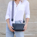  Aria Genuine Leather Compact Crossbody