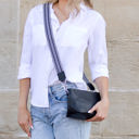  Aria Genuine Leather Compact Crossbody