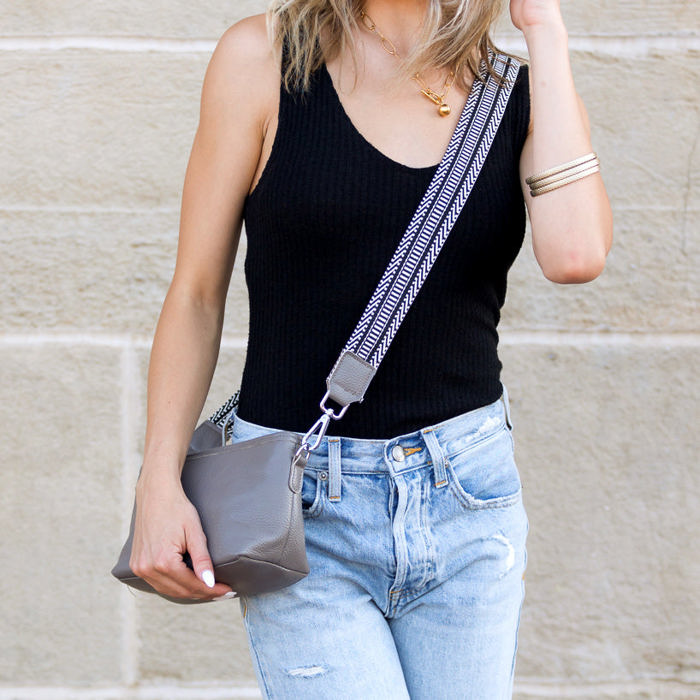 Aria Genuine Leather Compact Crossbody