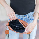  Aria Genuine Leather Compact Crossbody