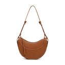 Cognac Alice Crescent Crossbody