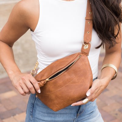 Luxe Convertible Crossbody Sling/Belt Bum Bag