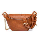 Cognac Luxe Convertible Crossbody Sling/Belt Bum Bag