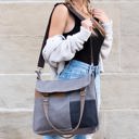  Colorblock Tote Bag