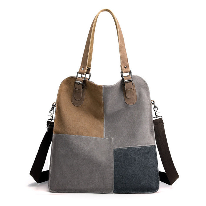 Colorblock Tote Bag