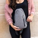  Cross Zip Crossbody Sling Bag