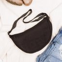 Black Everyday Crossbody Sling Bag