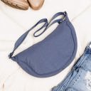 Steel Blue Everyday Crossbody Sling Bag