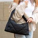  Harper Quilted Shoulder Handbag