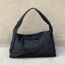 Black Harper Quilted Shoulder Handbag