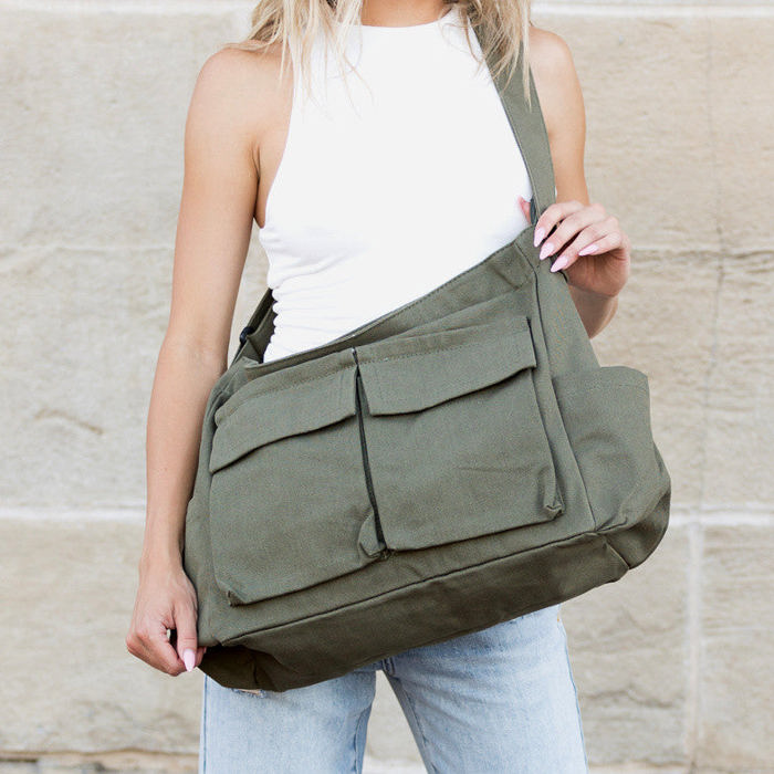 Nova Oversize Canvas Carryall Bag