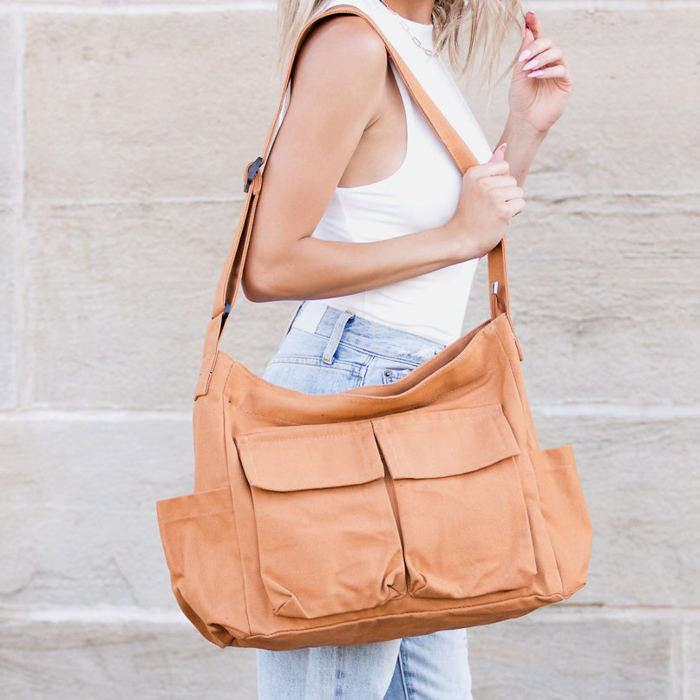 Nova Oversize Canvas Carryall Bag