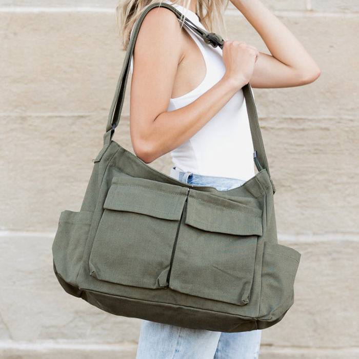 Nova Oversize Canvas Carryall Bag