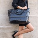  Metallic Puffer Tote