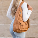  Oversize Canvas Crossbody Sling Bag