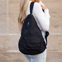  Oversize Canvas Crossbody Sling Bag