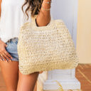  Oversized Straw Tote
