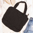 Black Quilted Tote