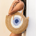  Straw Circle Tote
