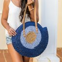  Straw Circle Tote