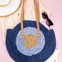  Straw Circle Tote