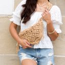  Macrame Crossbody Sling Bag