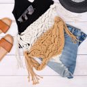  Macrame Crossbody Sling Bag