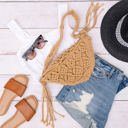  Macrame Crossbody Sling Bag