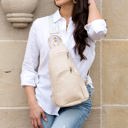  Evie Vegan Leather Crossbody Sling Bag