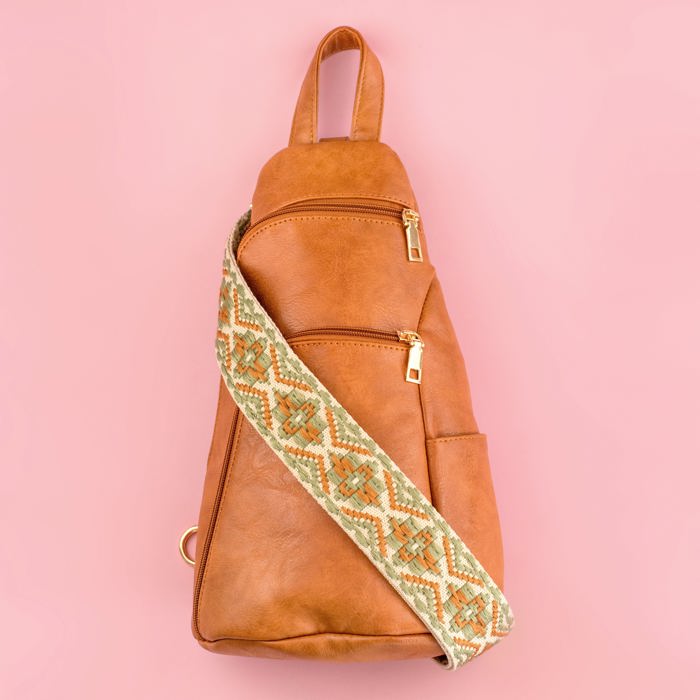 Evie Vegan Leather Crossbody Sling Bag