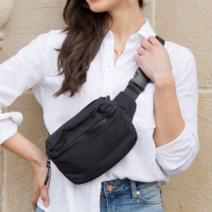 Adventurer Nylon Crossbody Sling Belt Bum Bag Fanny Pack