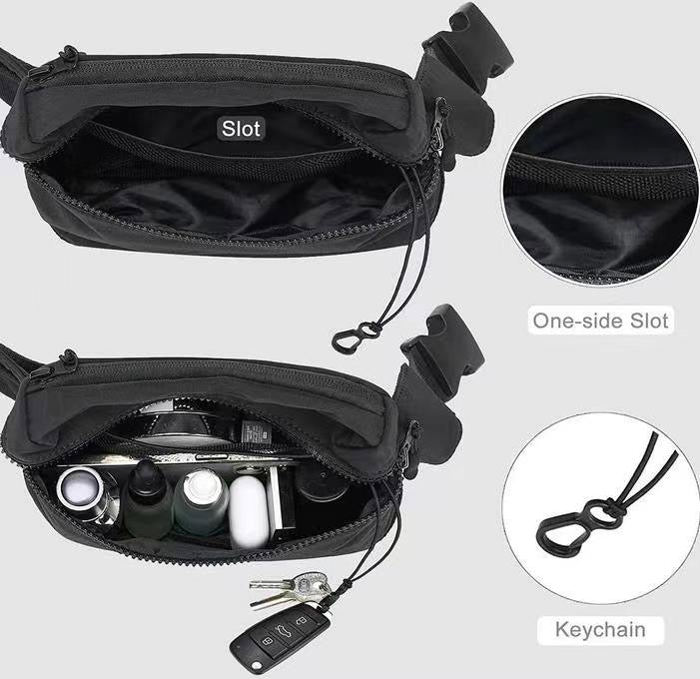 Adventurer Nylon Crossbody Sling Belt Bum Bag Fanny Pack
