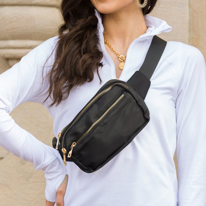Everyday Nylon Crossbody Sling Belt Bum Bag Fanny Pack