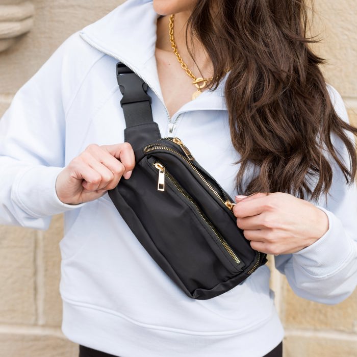 Everyday Nylon Crossbody Sling Belt Bum Bag Fanny Pack