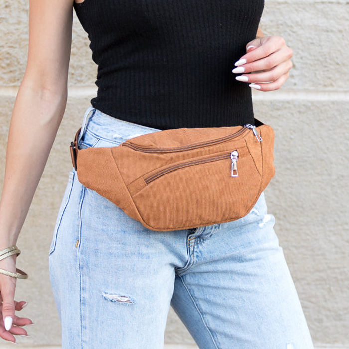 Amari Corduroy Crossbody Sling Bag