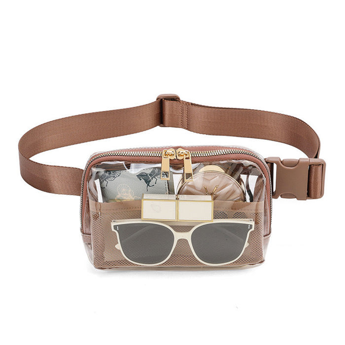 Juni Clear Stadium Crossbody Sling Belt Bum Bag Fanny Pack