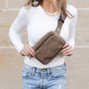  Presly Vegan Leather Everywhere Crossbody Sling Belt Bag