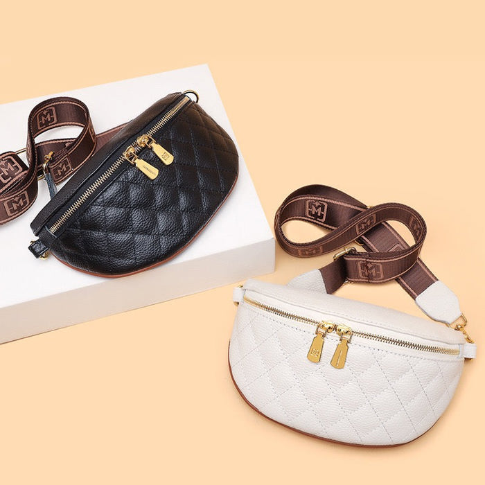 Myra Quilted Crescent Crossbody Sling