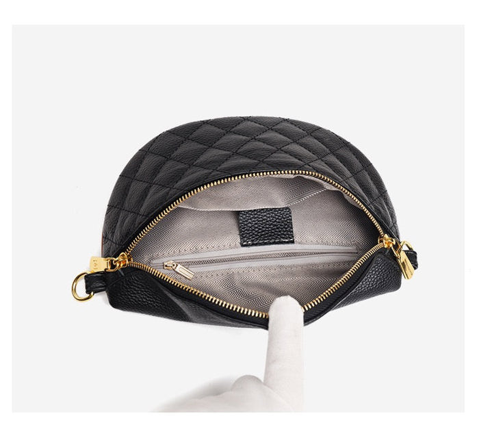 Myra Quilted Crescent Crossbody Sling