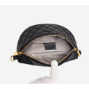  Myra Quilted Crescent Crossbody Sling