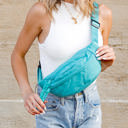  Marisa Nylon Crescent Crossbody Sling Bag