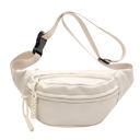 Almond Marisa Nylon Crescent Crossbody Sling Bag