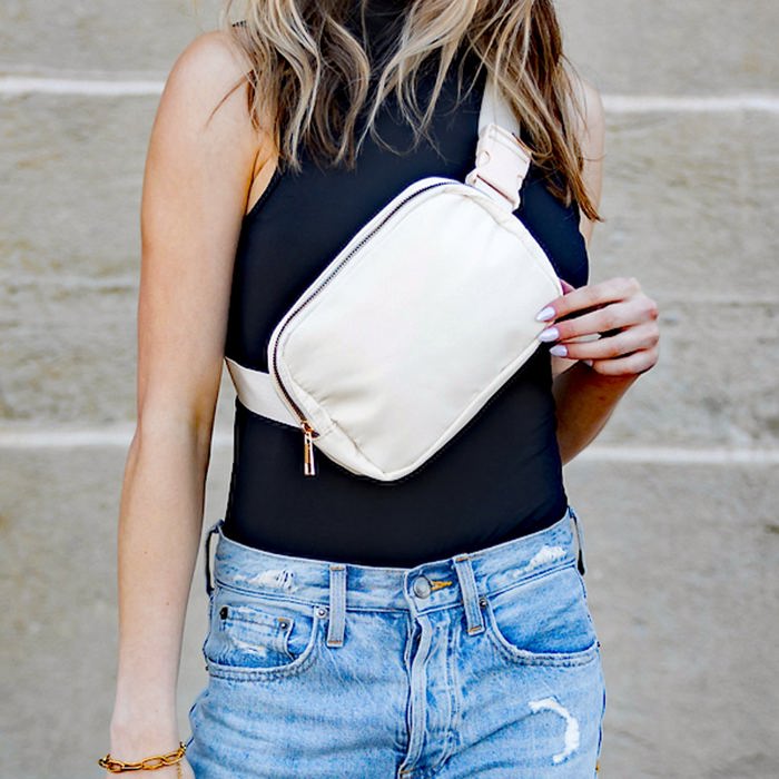 Roam 2L Oversize Nylon Crossbody Sling Belt Bag