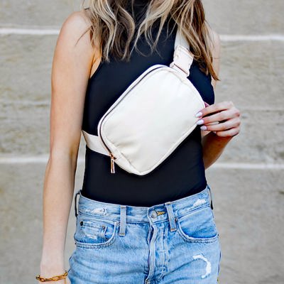 Roam 2L Oversize Nylon Crossbody Sling Belt Bag