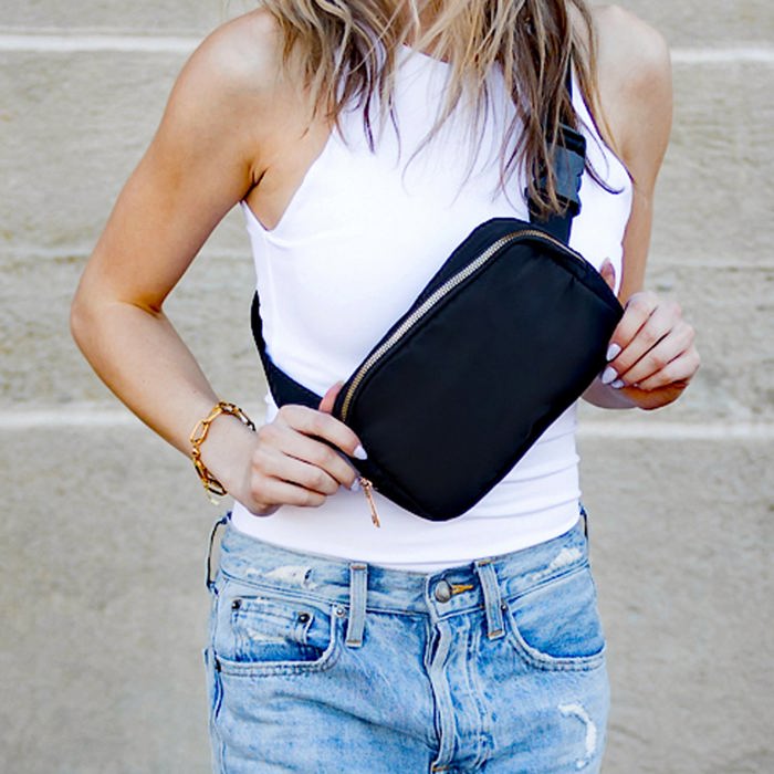 Roam 2L Oversize Nylon Crossbody Sling Belt Bag