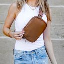  Roam 2L Oversize Nylon Crossbody Sling Belt Bag