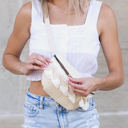  Esme Crochet Tassel Crossbody Sling Bag