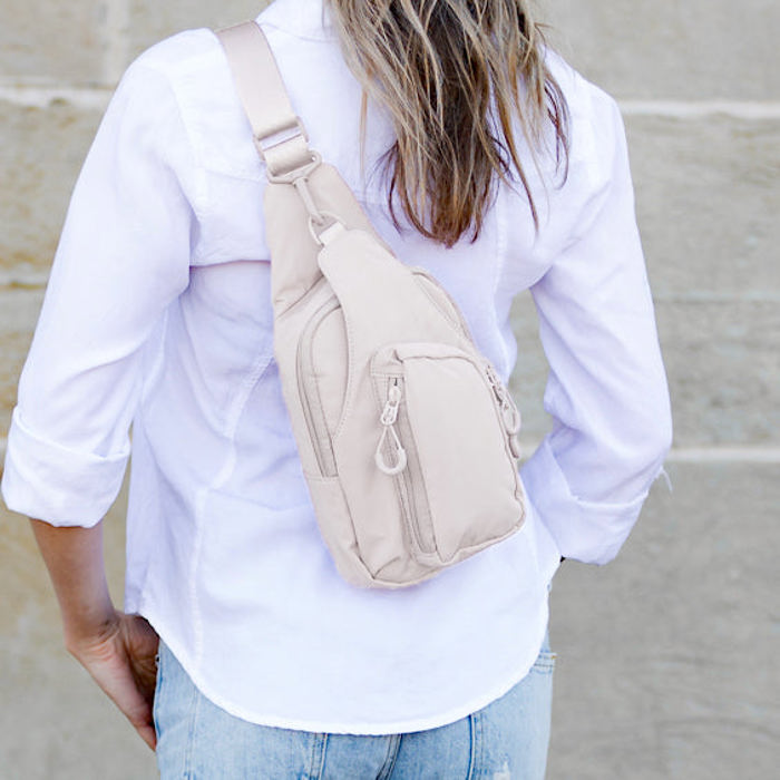 Pippa Reversible Nylon Crossbody Sling Bag